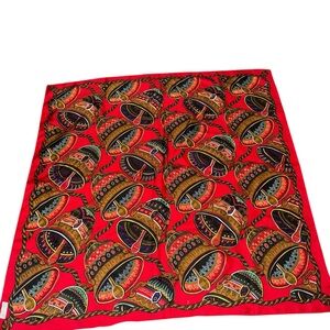 Vintage Anne Marie Red Belld Scarf